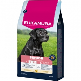 EukanubaLifeCareDogSeniorLargeHondenvoerChicken12kg
