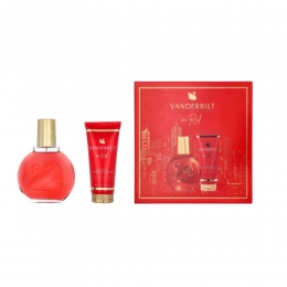 GloriaVanderbiltGeschenksetInRed1set