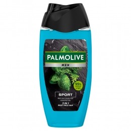 6xPalmoliveMen3-in-1BodyFaceHairSportEtherischeOlinMuntCedernaalden250ml