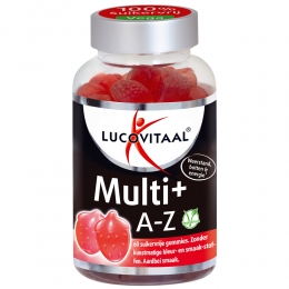 GratisVerzending3xLucovitaalVitamineGummiesMultiAtotZ60Gummies