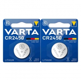 2xVartaLithiumCoinCR2450Blister