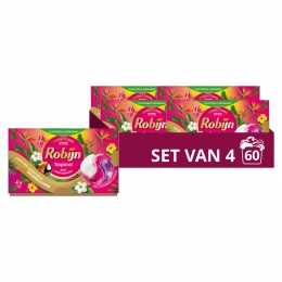 4xRobijnWascapsules3-in-1Tropical15stuks