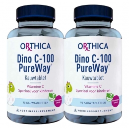 2xOrthicaDinoC-100PureWay90kauwtabletten