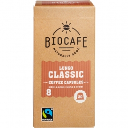 BiocafeKoffiecupsLungo100gr