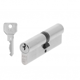 AXAAXASecuritySKGdubbeleveiligheidscilinderverlengd45-50mm-vernikkeld