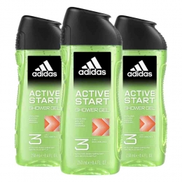 3xAdidasShowerGelActiveStart250ml