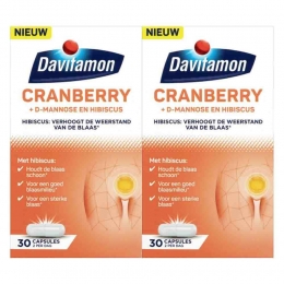 GratisVerzending2xDavitamonCranberry30capsules