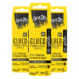 3xGot2bGlued4BrowsEdgesTintedBlack16ml