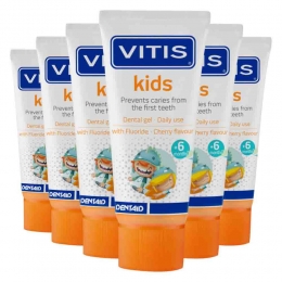6xVitisTandpastaKids6m50ml