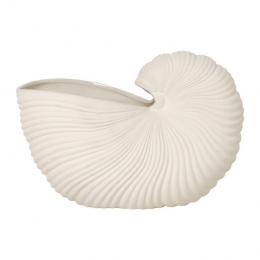 FermLivingShellPotVaas-Off-White