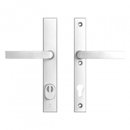 AXAAXAEdgePlusveiligheidsbeslagachterdeurrechthsmalschildBlokkrukkrukPC92metkerntrekbeveiligingSKG3-aluminium