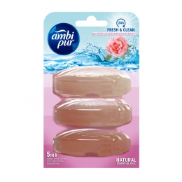 AmbiPurToiletblokNavullingWildeRoosGrapefruit3stuks