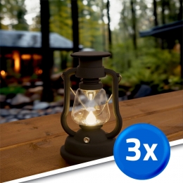 Solarstormwindlichtoilopzonneenergiekleurzwartsetvan3stuks