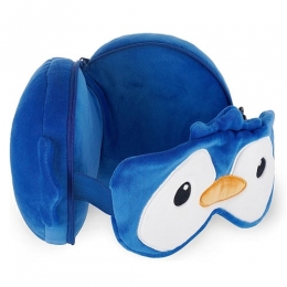 LegamiReiskussenmetslaapmasker-Pinguin