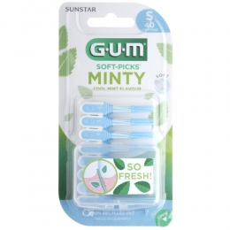6xGUMSoft-PicksComfortFlexMintSmall40stuks