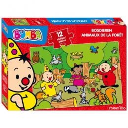 Bumbapuzzel12stukjes-bosdieren