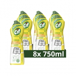 8xCifSchuurmiddelCreamCitroen750ml