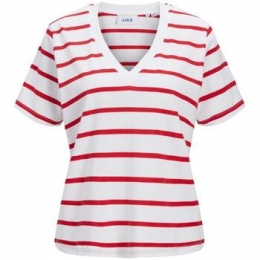 T-shirtKorteMouwJJXX12257577whitered