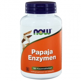 NOWPapayaEnzymen180kauwtabletten