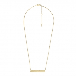 FossilJF04533710-LinearTexture-Goudkleurig-Ketting