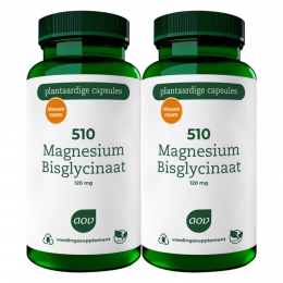 2xAOV510MagnesiumBisglycinaat60vegacapsules