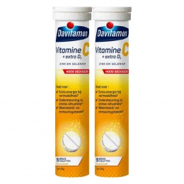 GratisVerzending2xDavitamonVitamineCForteExtraD3Citroen15bruistabletten