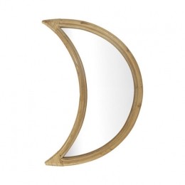 BamboeSpiegeltjeMaanNaturelHandgemaakt30x13cm