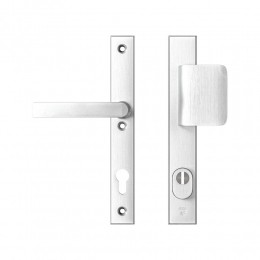 AXAAXAEdgePlusveiligheidsbeslagvoordeurrechthsmalschildD-knopBlok-krukPC92metkerntrekbeveiligingSKG3-aluminium
