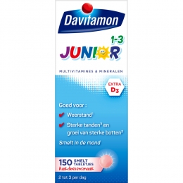 GratisVerzending4xDavitamonJunior1MultivitaminesenMineralen150tabletten