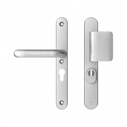 AXAAXAOvalPlusveiligheidsbeslagvoordeursmalschildD-knopUkrukPC55metkerntrekbeveiligingSKG3-aluminium