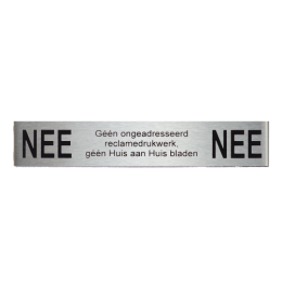 NovioproductsNEENEEreclamebordje125x25cm-RVS
