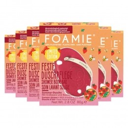 6xFoamieShowerBarBerryBasilicious80gr