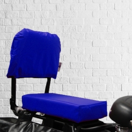 FietskussenPakketBlauwmetrugleuningenvoetsteuntjes