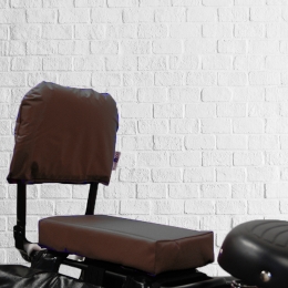 FietskussenPakketBruinmetrugleuningenvoetsteuntjes