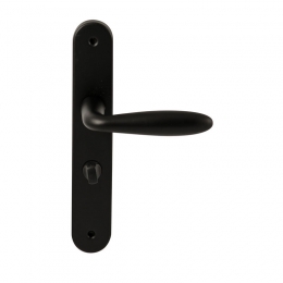 HardbrassDeurkrukIstanbulopovaallangschildWC638mm-zwart