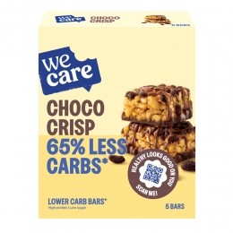 3xWeCareLowerCarbBarChocoCrisp5x30gr
