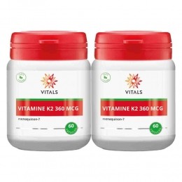 GratisVerzending2xVitalsVitamineK2360mcg60capsules