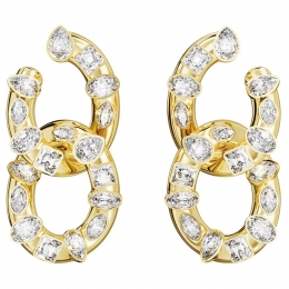 Swarovski5663263-DexteraGoudkleurig-Oorringen
