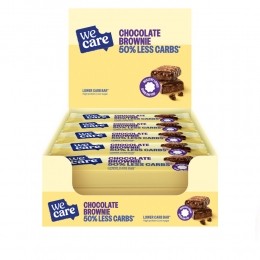 15xWeCareLowerCarbBarChocolateBrownie60gr