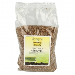 BoerjanLijnzaadGebroken500gr