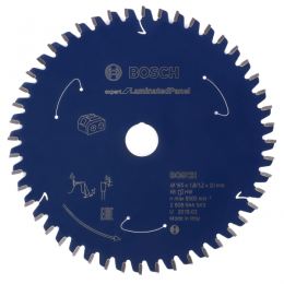 Bosch2608644549CirkelzaagbladAccuExpert-165X20X48T-GemelamineerdePlaat-Carbide