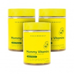 GratisVerzending3xVeganboostHairVitaminsMommyLemon60gummies