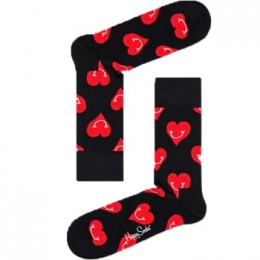 HappySocksSmileyHeartSockActie