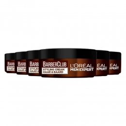 6xLOralMenExpertBarberClubBaardHaarStylingCreme