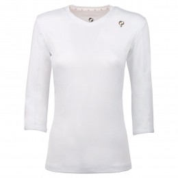 DamesQlongsleeveteeParijsWhite