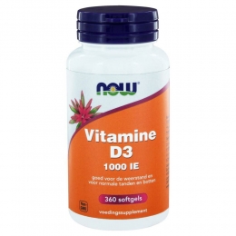 NOWVitamineD31000Ie360stuks