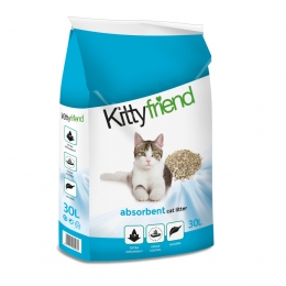 KittyFriendKattenbakvullingAbsorbent30liter