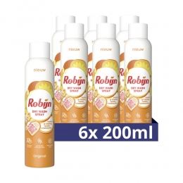 6xRobijnDryWashSprayOriginal200ml