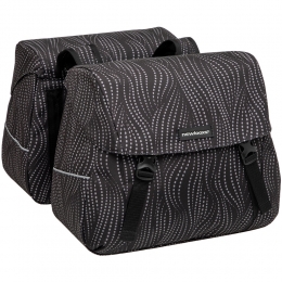 DubbelefietstasJoliDoubleAlmaBlack37L