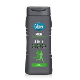 4voor10euroOdorexDouchegelForMen3-in-1FreshProtection300ml